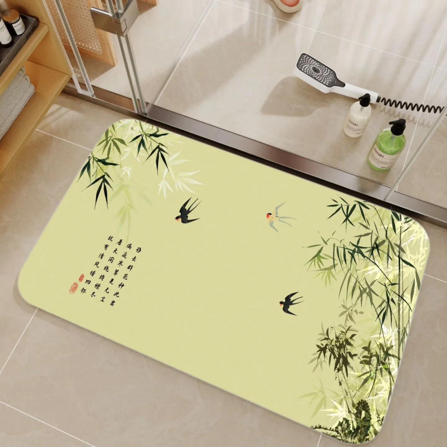 Bamboo Bath Mat - Коврик для душа VIKAMA из бамбука