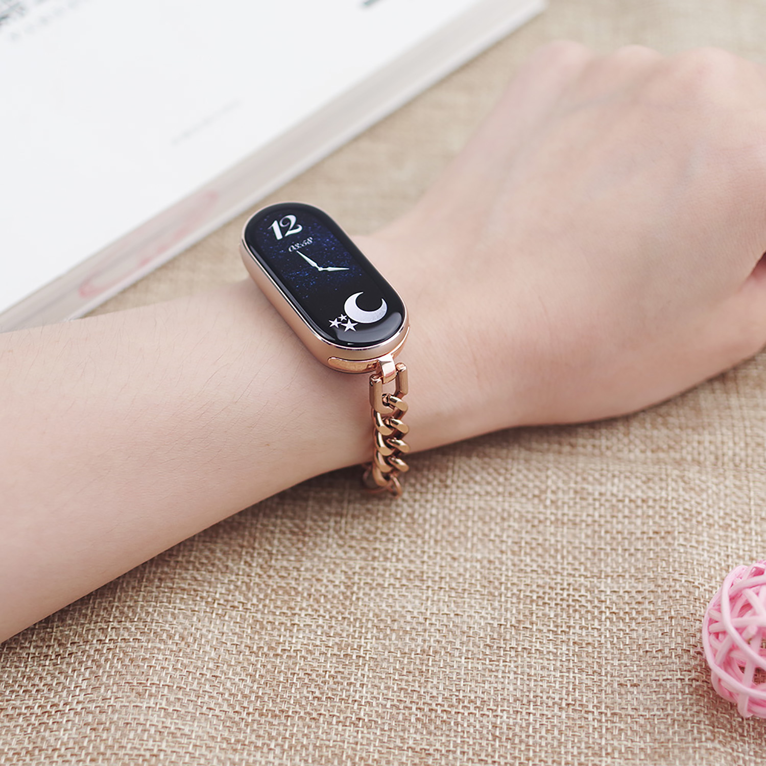 Health Wellness Bracelet - Ремешок-цепочка для Mi Band 11 браслет