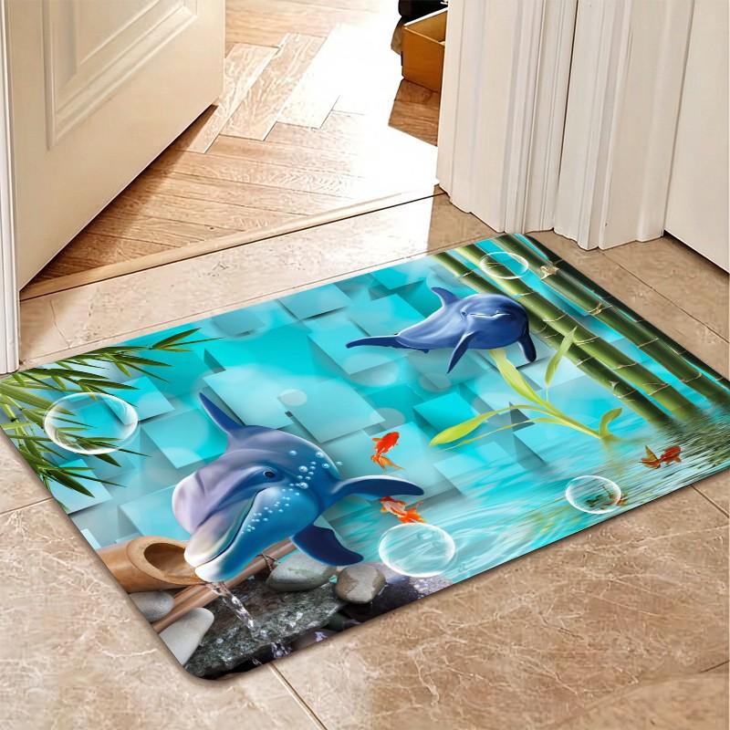 Bamboo Bath Mat - 1 шт. Подводный коврик для двери