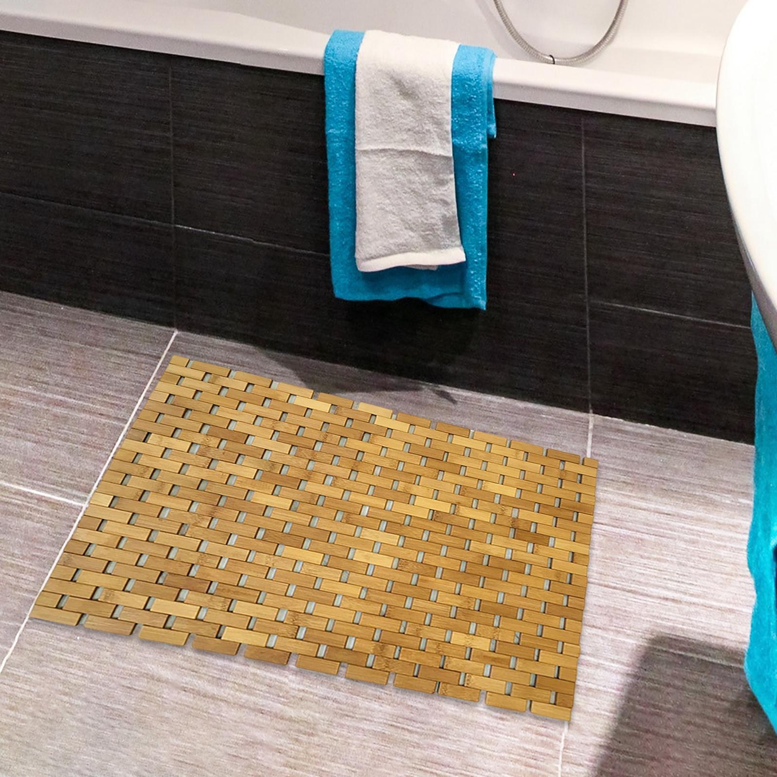 Противоскользящий коврик для в – обзор и цена Bamboo Bath Mat