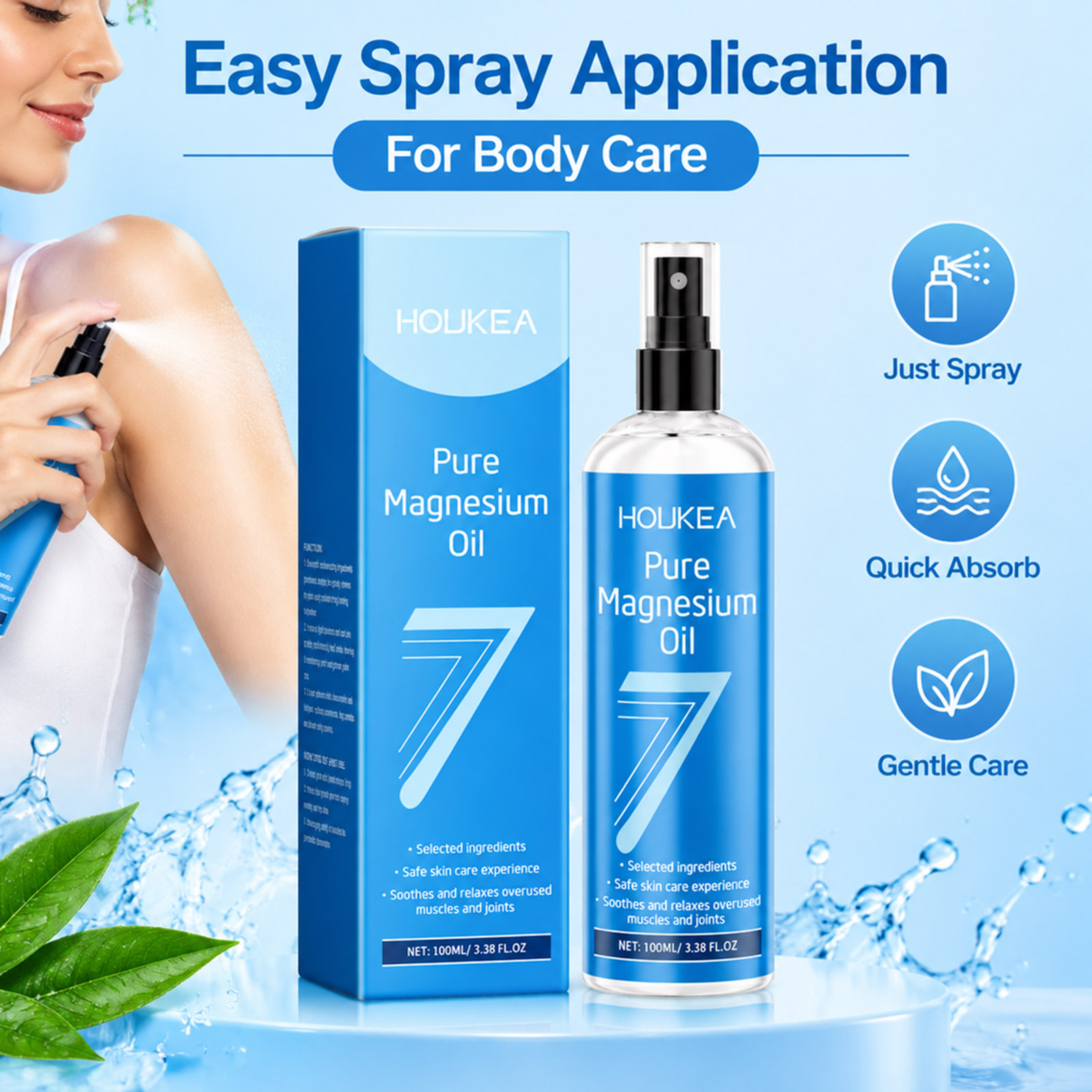 Спрей с чистым магниевым масло – обзор и цена Bath Salts Magnesium